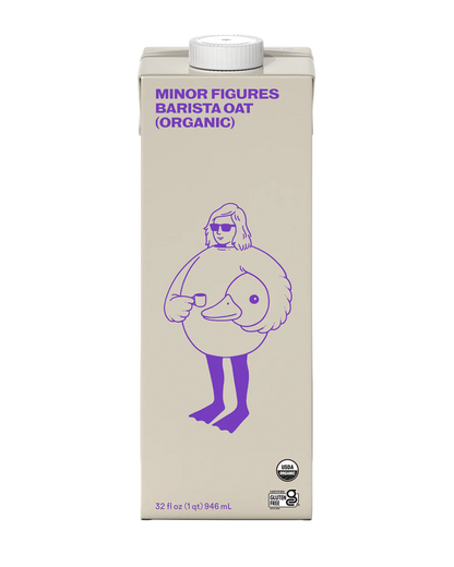 Minor Figures Organic Barista Oat Milk - Cases of 6, 32oz cartons Florida Only (WS) - 3 Arrows Coffee
